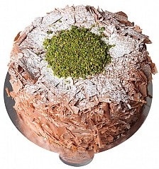 6 ile 9 ki�ilik �ikolatal� F�st�kl� ya� pasta